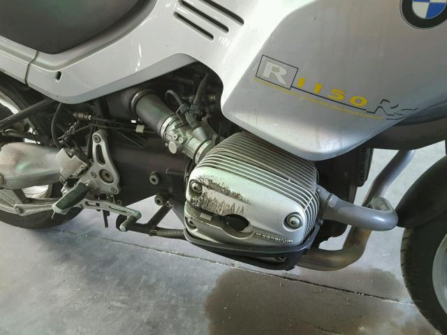 WB10498A74ZG70636 - 2004 BMW R1150 RS SILVER photo 7