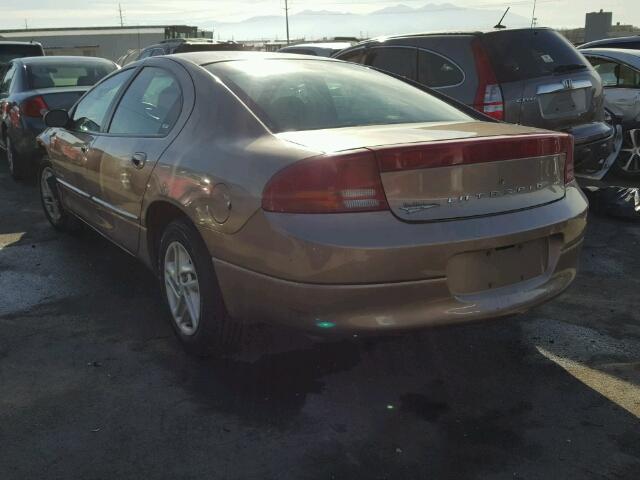 2B3HD46RX1H585799 - 2001 DODGE INTREPID S GOLD photo 3