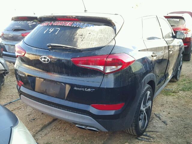 KM8J33A29HU423835 - 2017 HYUNDAI TUCSON BLACK photo 4