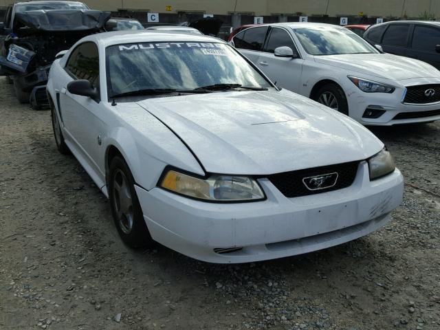 1FAFP40604F170014 - 2004 FORD MUSTANG WHITE photo 1