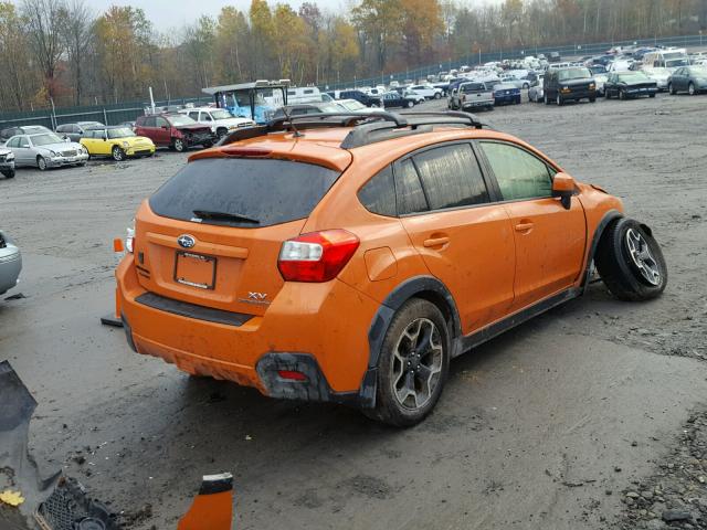 JF2GPACC1E8261508 - 2014 SUBARU XV CROSSTR ORANGE photo 4