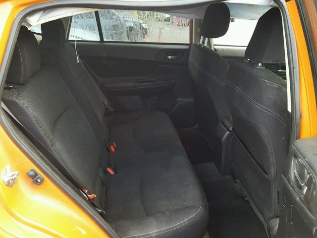 JF2GPACC1E8261508 - 2014 SUBARU XV CROSSTR ORANGE photo 6