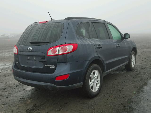 5XYZGDAB0BG083064 - 2011 HYUNDAI SANTA FE G BLUE photo 4