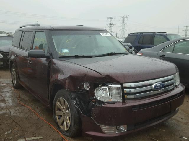 2FMGK5BC0BBD28156 - 2011 FORD FLEX SE PURPLE photo 1