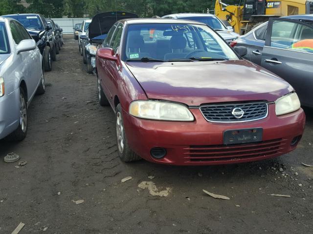 3N1CB51DX3L799396 - 2003 NISSAN SENTRA XE RED photo 1