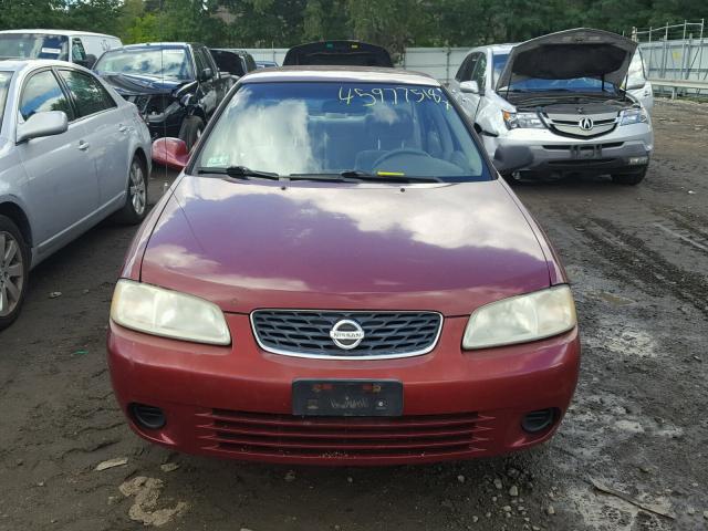 3N1CB51DX3L799396 - 2003 NISSAN SENTRA XE RED photo 9