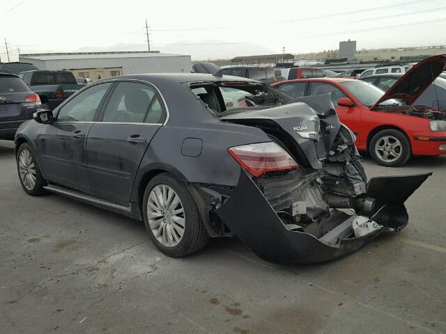 JH4KB2F63BC000259 - 2011 ACURA RL გრაფიტი ფოტო 3
