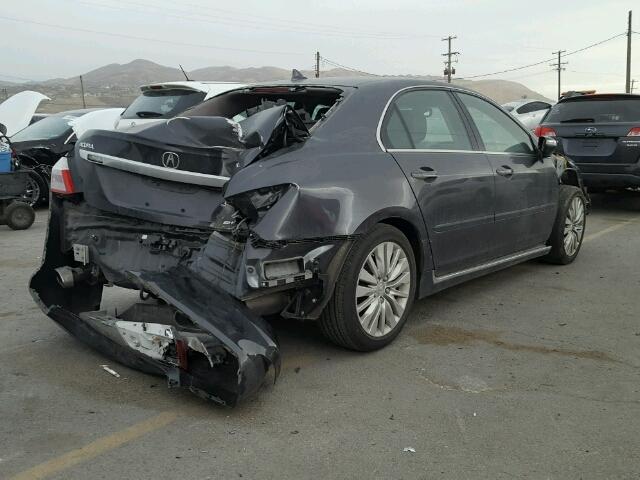 JH4KB2F63BC000259 - 2011 ACURA RL გრაფიტი ფოტო 4