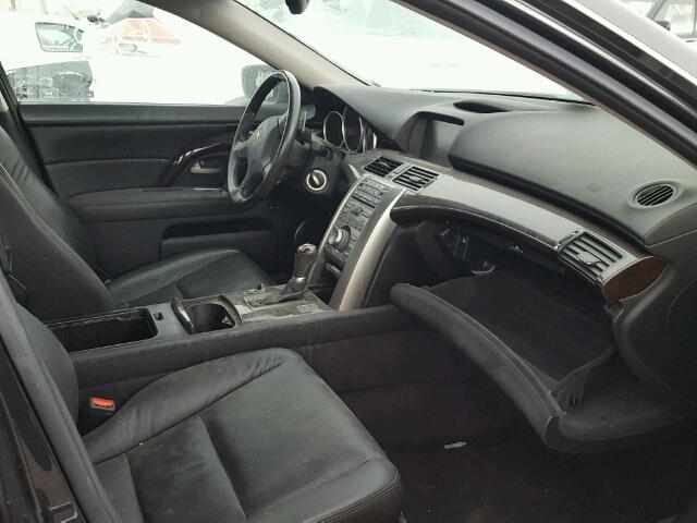 JH4KB2F63BC000259 - 2011 ACURA RL გრაფიტი ფოტო 5
