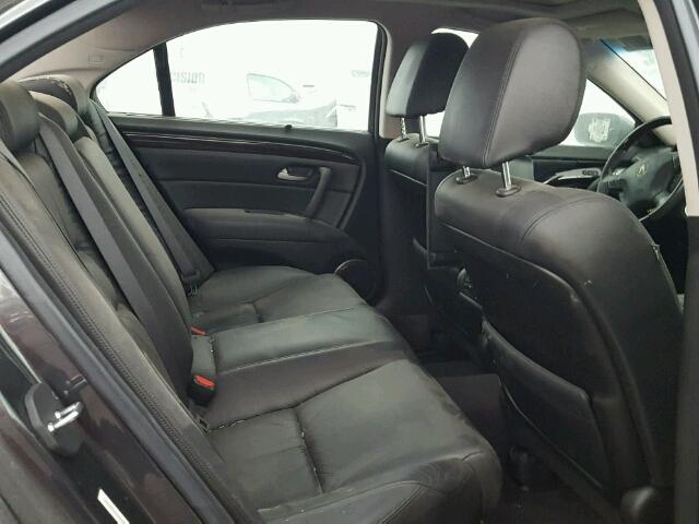 JH4KB2F63BC000259 - 2011 ACURA RL გრაფიტი ფოტო 6