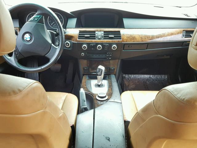 WBANW13558CZ78583 - 2008 BMW 535 I WHITE photo 9