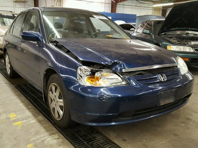 2HGES26873H596556 - 2003 HONDA CIVIC EX 蓝色 照片 1