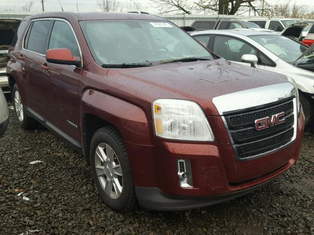 2CTALBEW4A6347736 - 2010 GMC TERRAIN SL RED photo 1