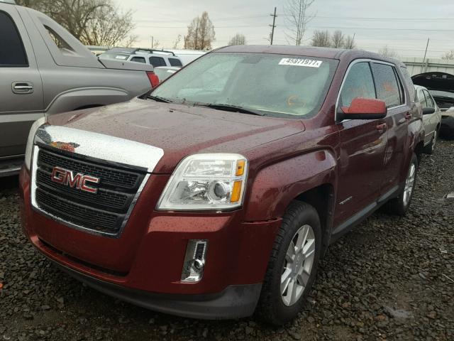 2CTALBEW4A6347736 - 2010 GMC TERRAIN SL RED photo 2