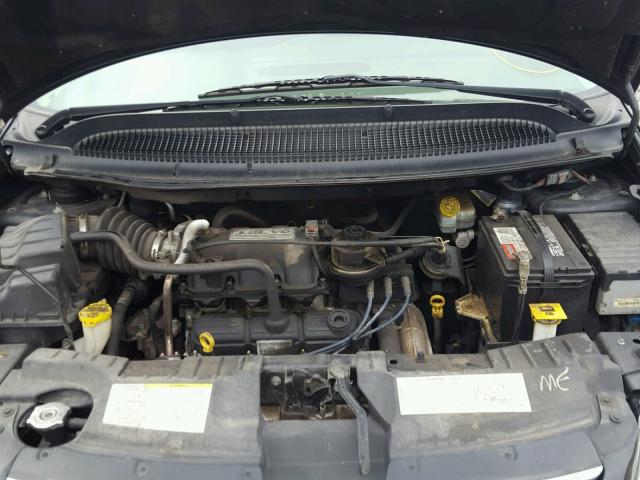 2A4GP54L57R185278 - 2007 CHRYSLER TOWN & COU BLACK photo 7