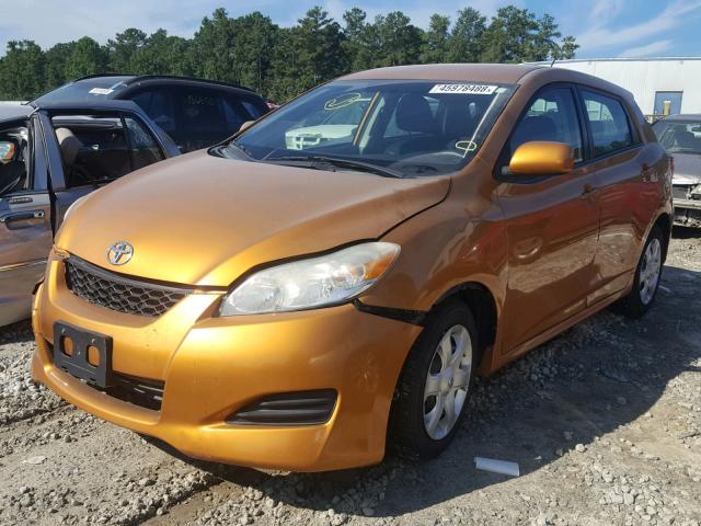 2T1KU40E79C039980 - 2009 TOYOTA MATRIX BAS ORANGE photo 2