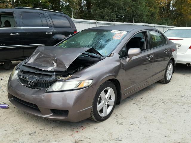 2HGFA1F62AH531305 - 2010 HONDA CIVIC GRAY photo 2