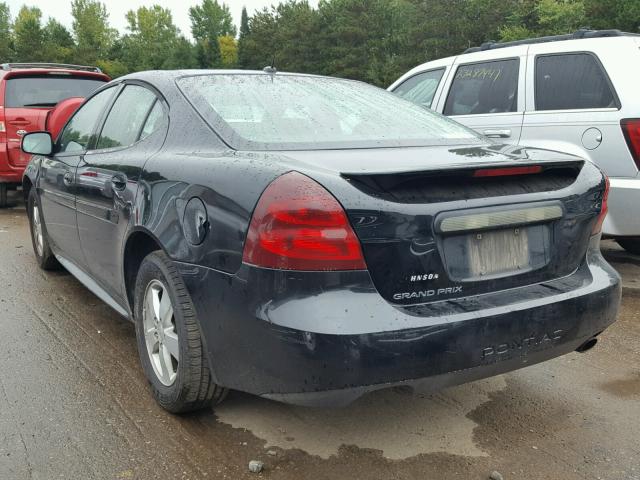 2G2WP552671135130 - 2007 PONTIAC GRAND PRIX BLACK photo 3