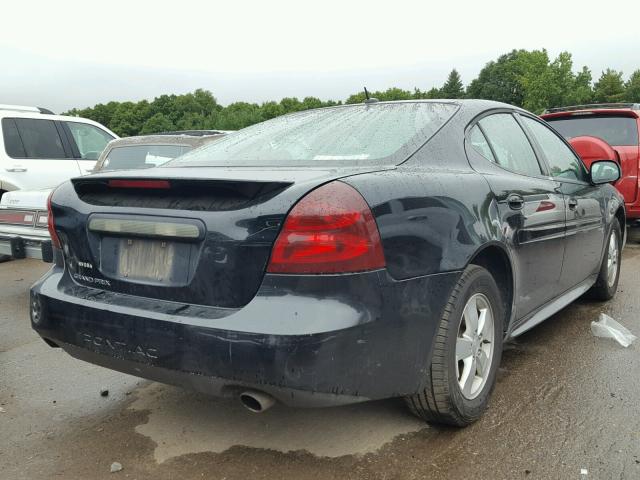 2G2WP552671135130 - 2007 PONTIAC GRAND PRIX BLACK photo 4