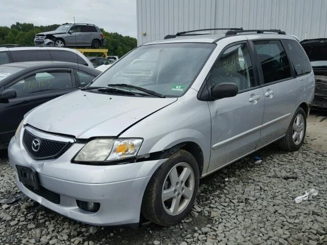 JM3LW28J630359014 - 2003 MAZDA MPV WAGON SILVER photo 2