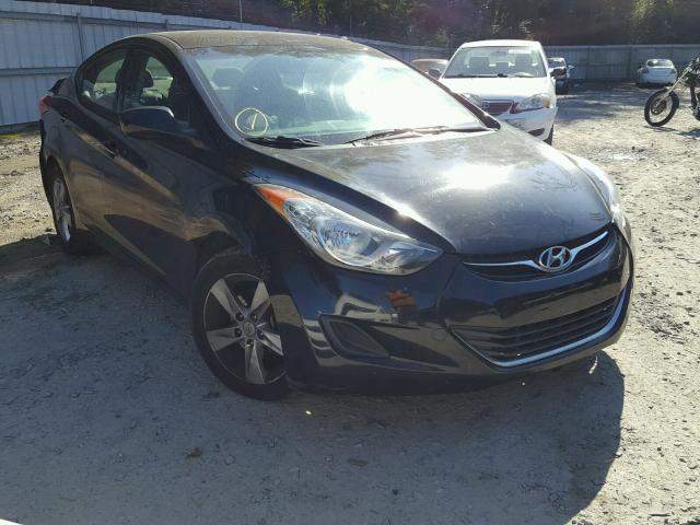 5NPDH4AE6DH317480 - 2013 HYUNDAI ELANTRA GL BLACK photo 1