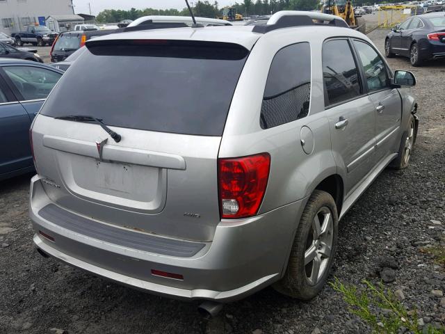 2CKDL637186072986 - 2008 PONTIAC TORRENT GX SILVER photo 4