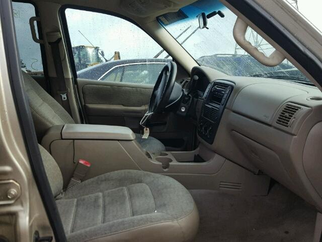 1FMZU62K82UD44244 - 2002 FORD EXPLORER X TAN photo 5
