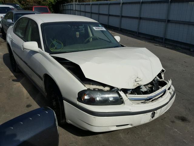 2G1WF55K649361219 - 2004 CHEVROLET IMPALA WHITE photo 1