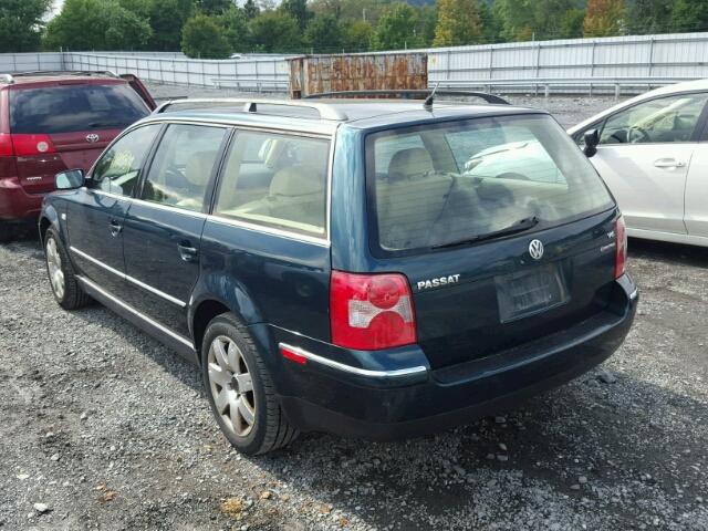 WVWYH63B72E208765 - 2002 VOLKSWAGEN PASSAT GLX 绿色 照片 3