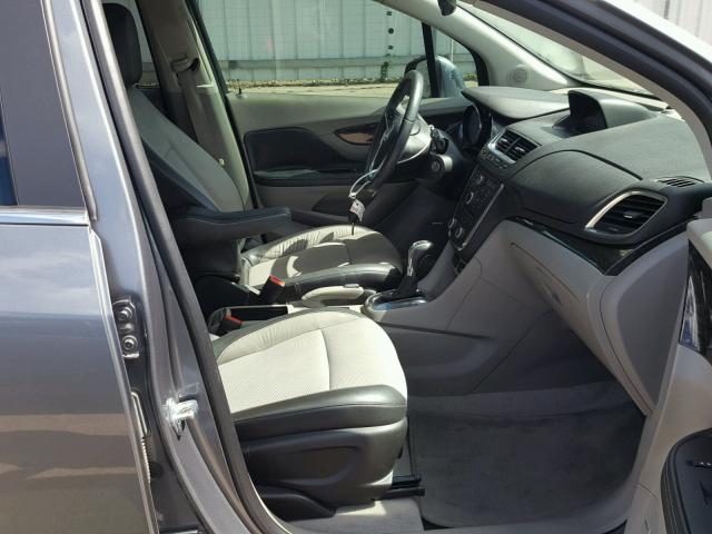 KL4CJBSB6DB056050 - 2013 BUICK ENCORE CON GRAY photo 5