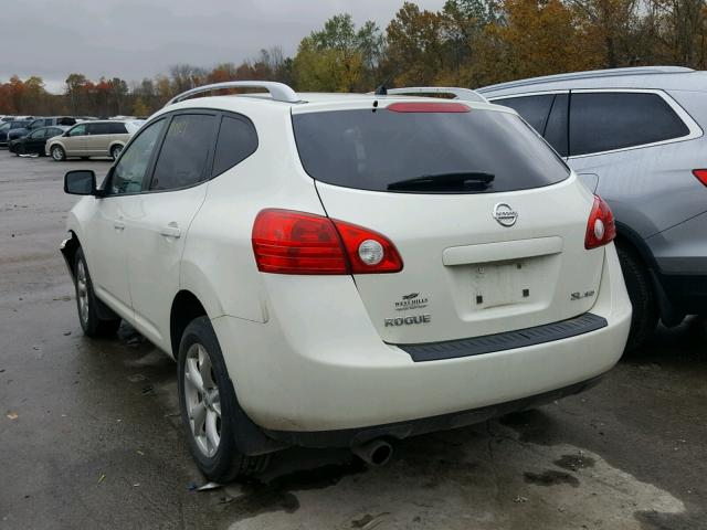 JN8AS58V79W435656 - 2009 NISSAN ROGUE WHITE photo 3