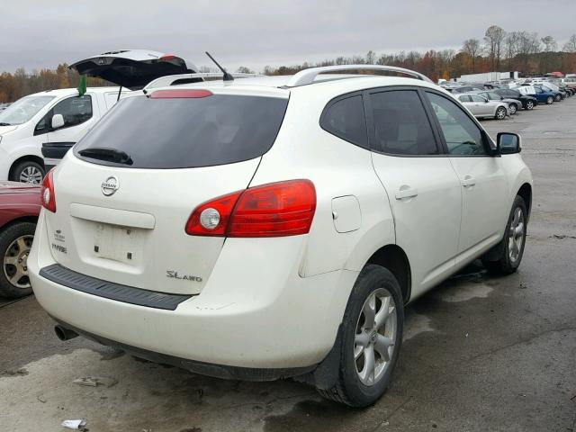 JN8AS58V79W435656 - 2009 NISSAN ROGUE WHITE photo 4