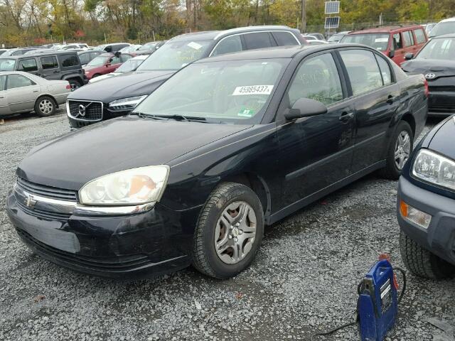 1G1ZS52FX5F220808 - 2005 CHEVROLET MALIBU BLACK photo 2