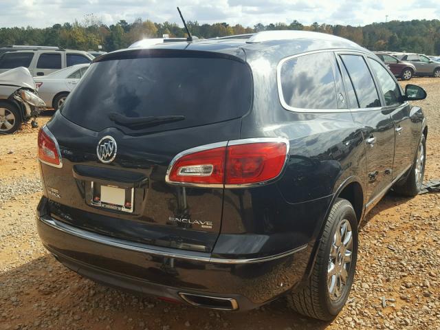 5GAKVBKD7EJ111492 - 2014 BUICK ENCLAVE BLACK photo 4