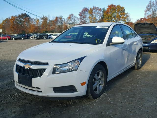 1G1PF5SC7C7401373 - 2012 CHEVROLET CRUZE LT WHITE photo 2