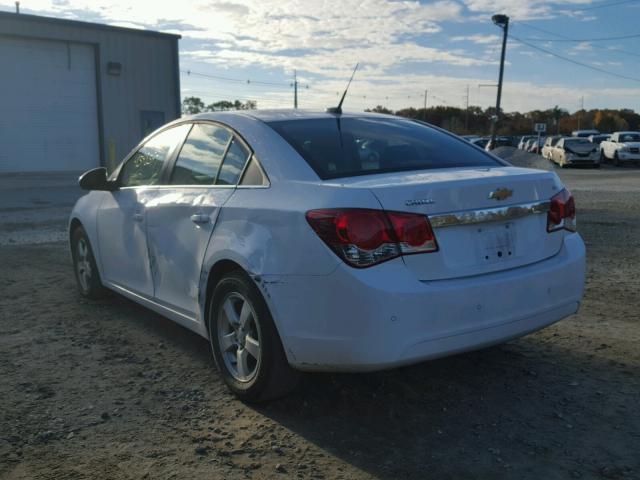 1G1PF5SC7C7401373 - 2012 CHEVROLET CRUZE LT WHITE photo 3