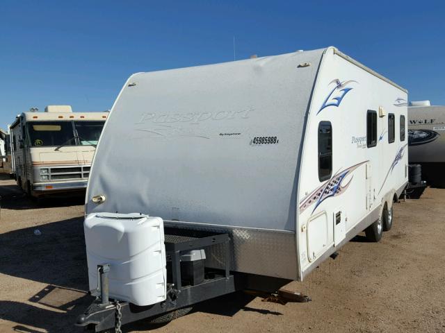 4YDT25F2086412423 - 2008 KEYSTONE PASSPORT 白色 照片 2