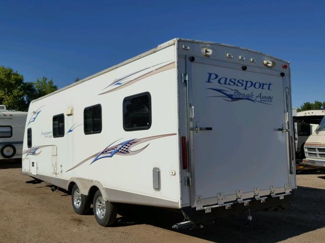 4YDT25F2086412423 - 2008 KEYSTONE PASSPORT 白色 照片 3