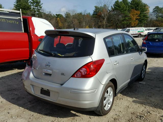 3N1BC13E57L406787 - 2007 NISSAN VERSA S SILVER photo 4