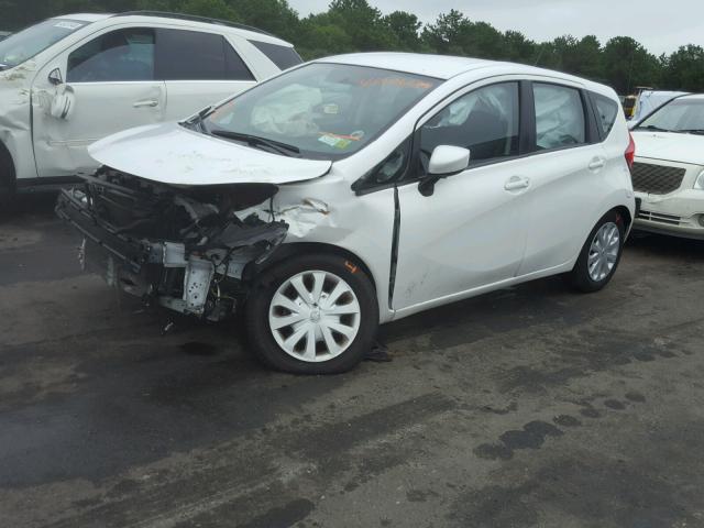 3N1CE2CP4GL393522 - 2016 NISSAN VERSA NOTE WHITE photo 2