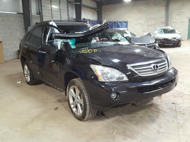 JTJHW31U282066793 - 2008 LEXUS RX 400H BLACK photo 1