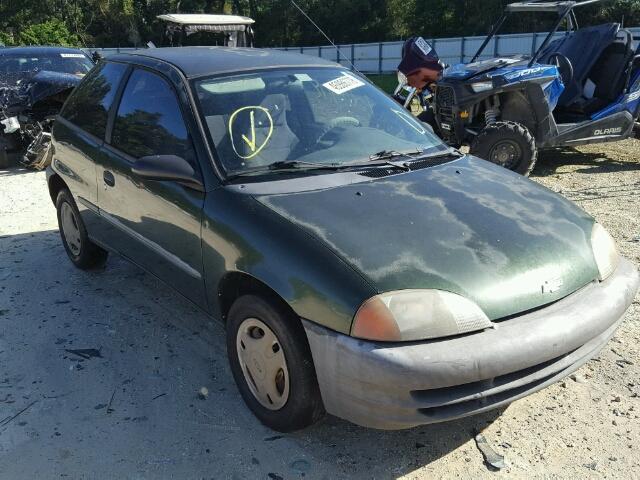 2C1MR2260Y6718233 - 2000 CHEVROLET METRO GREEN photo 1