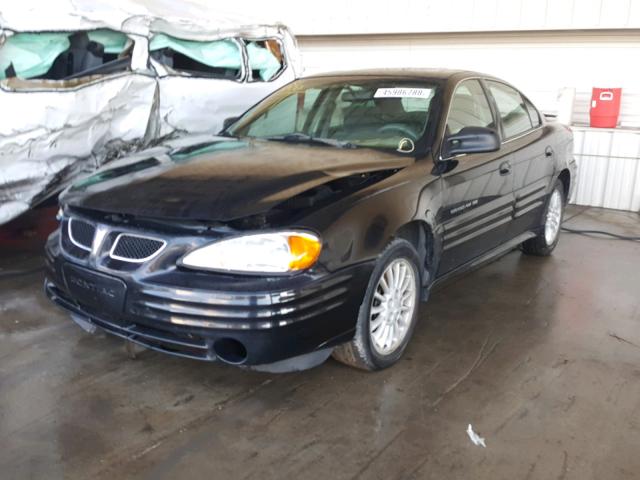 1G2NF52T7YC533325 - 2000 PONTIAC GRAND AM S შავი ფოტო 2