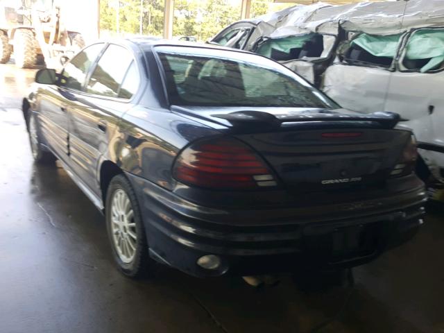 1G2NF52T7YC533325 - 2000 PONTIAC GRAND AM S შავი ფოტო 3