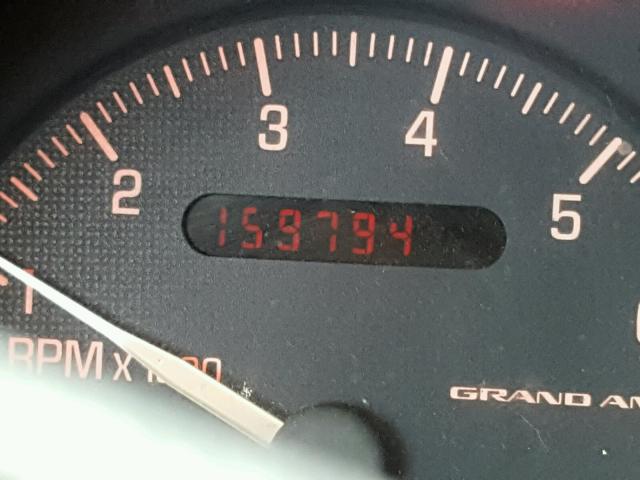 1G2NF52T7YC533325 - 2000 PONTIAC GRAND AM S შავი ფოტო 8