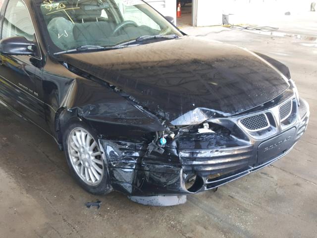 1G2NF52T7YC533325 - 2000 PONTIAC GRAND AM S შავი ფოტო 9