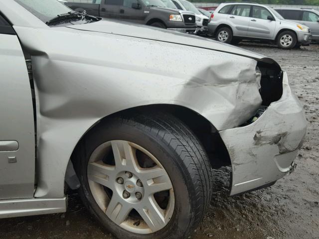 1G1ZT61816F102525 - 2006 CHEVROLET MALIBU MAX 银色 照片 9