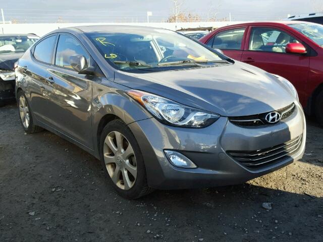 5NPDH4AE2DH206859 - 2013 HYUNDAI ELANTRA GL GRAY photo 1