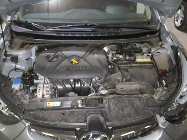 5NPDH4AE4FH552320 - 2015 HYUNDAI ELANTRA SE GRAY photo 7