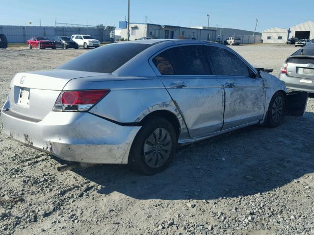 JHMCP26398C020049 - 2008 HONDA ACCORD LX GRAY photo 4